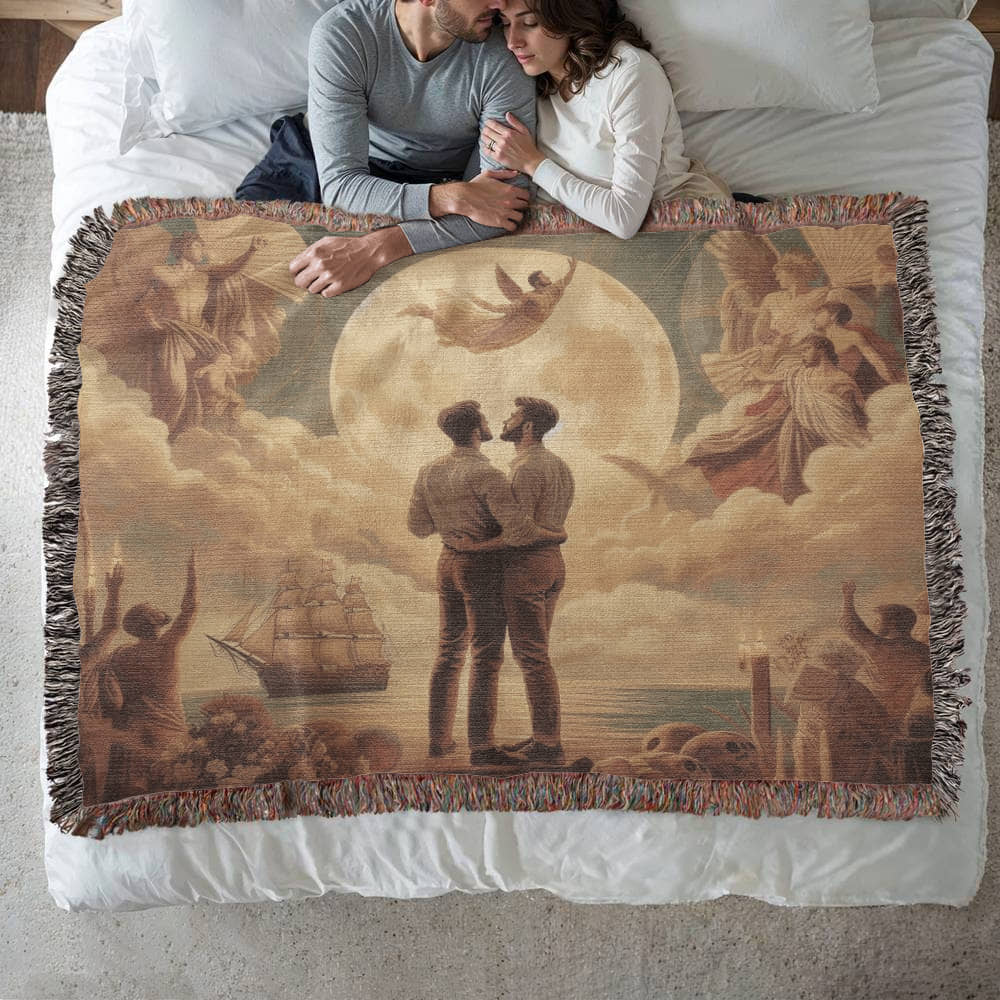 Love From Above - Woven Blanket