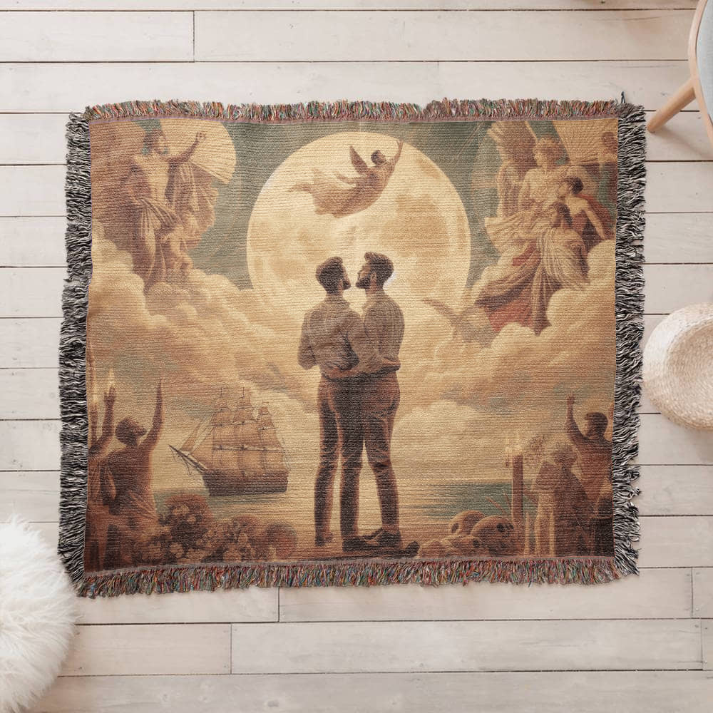 Love From Above - Woven Blanket