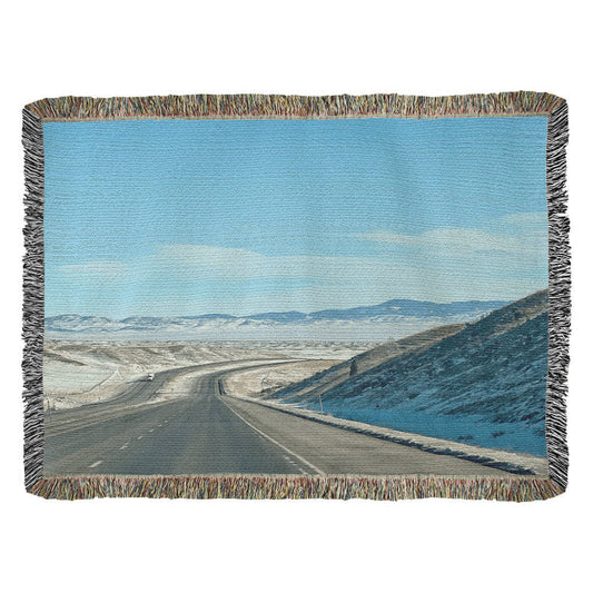 Snowy Mountains High - Woven Blanket