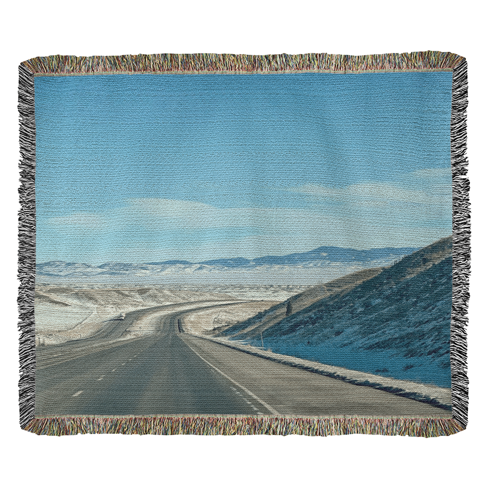 Snowy Mountains High - Woven Blanket