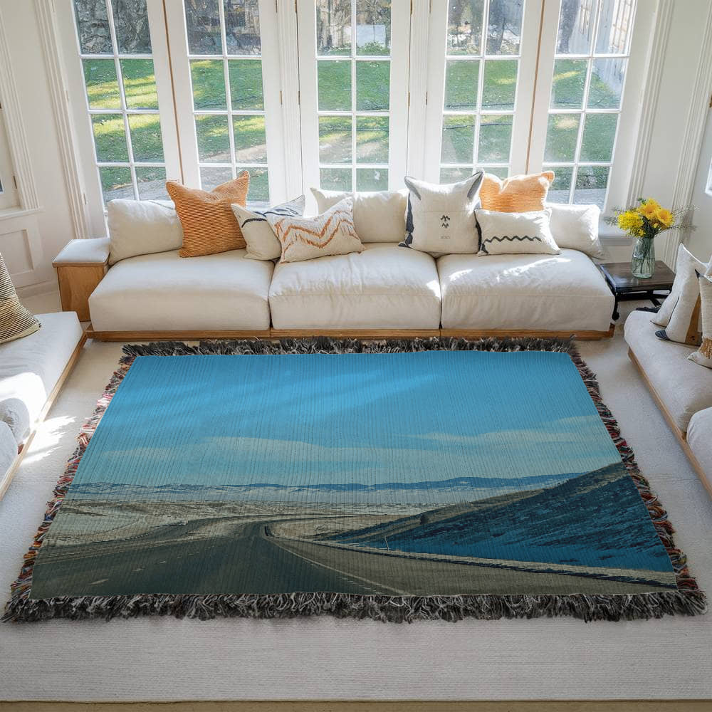 Snowy Mountains High - Woven Blanket